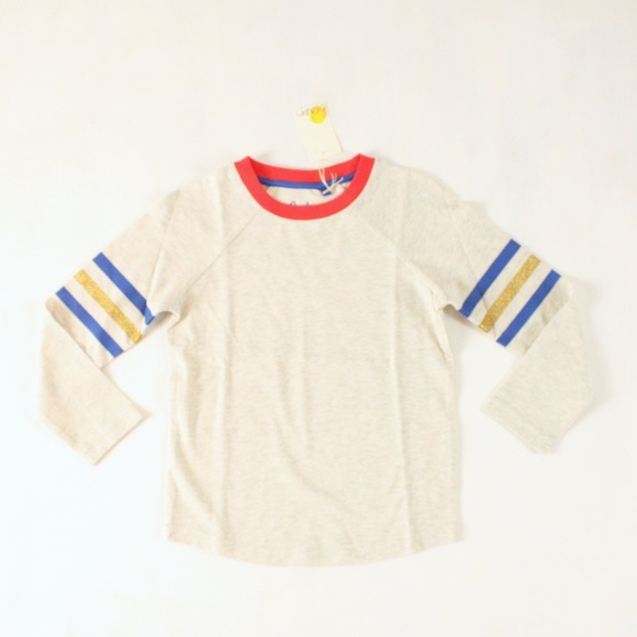 Mini Boden Other - NWT Mini Boden Girls Raglan Stripe T-Shirt Top